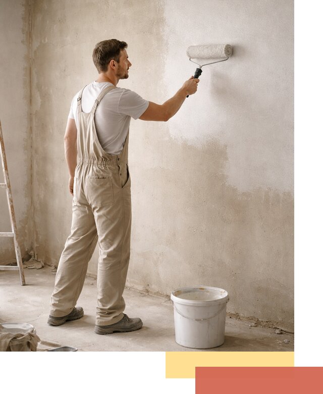 Грунтовка стен под отделку в Дагестанских Огнях профессиональным раствором