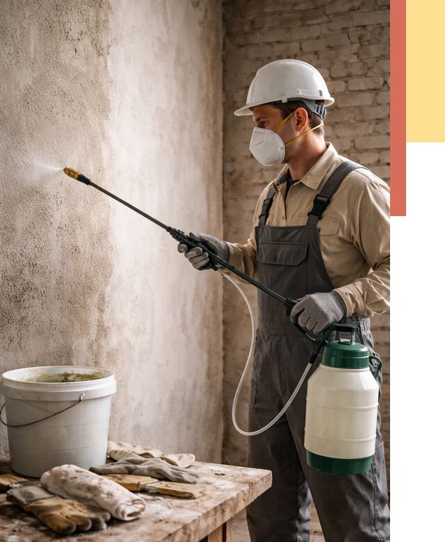 Антисептическая обработка стен в Дагестанских Огнях от 1239 руб. — быстро и недорого | ОТДЕЛОЧНИК-Дгс