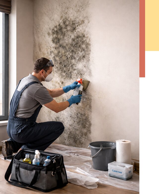 Удаление плесени со стен в Дагестанских Огнях от 2219 руб. — быстро и недорого | ОТДЕЛОЧНИК-Дгс