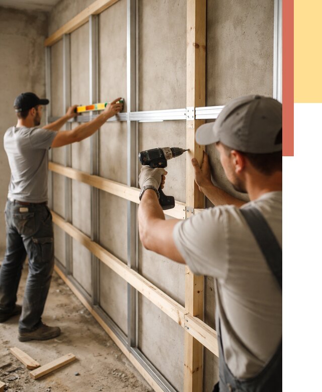 Устройство обрешетки под панели в Дагестанских Огнях от 2168 руб. — монтаж под ключ | ОТДЕЛОЧНИК-Дгс