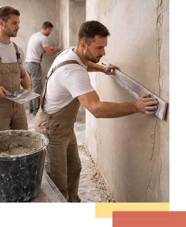 Штукатурка стен без маяков в Дагестанских Огнях быстро и качественно