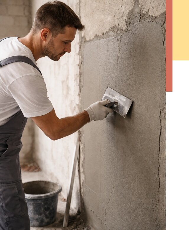 Штукатурка стен под плитку в Дагестанских Огнях от 4336 руб./м2 — выравнивание под плитку | ОТДЕЛОЧНИК-Дгс