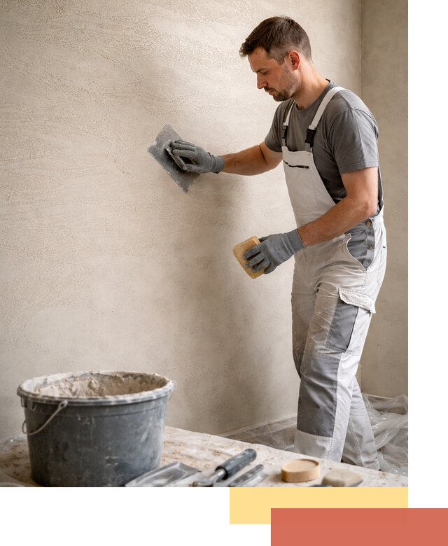 Декоративная штукатурка травертин в Дагестанских Огнях для стен и потолков