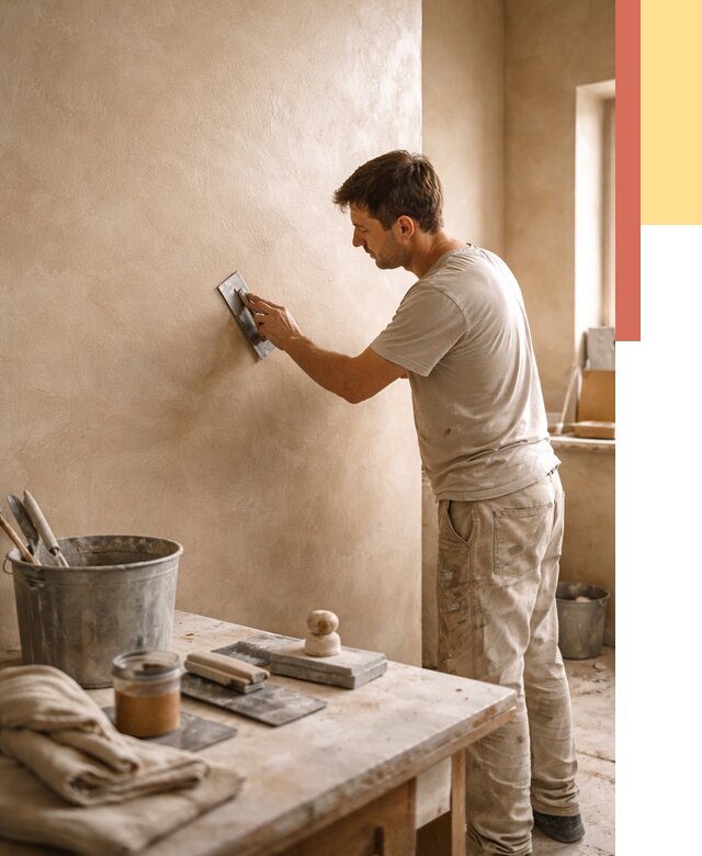 Марокканская штукатурка таделакт в Дагестанских Огнях под ключ от 4336 руб. | ОТДЕЛОЧНИК-Дгс