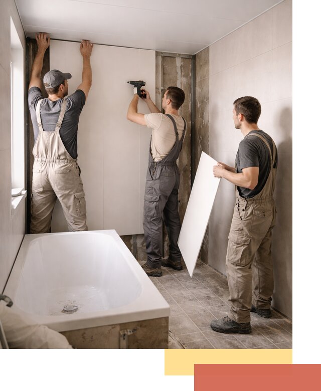 Отделка ванной панели ПВХ профессионально в Дагестанских Огнях