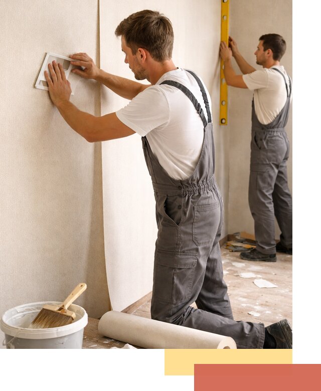 Поклейка бумажных обоев в Дагестанских Огнях качественно и недорого