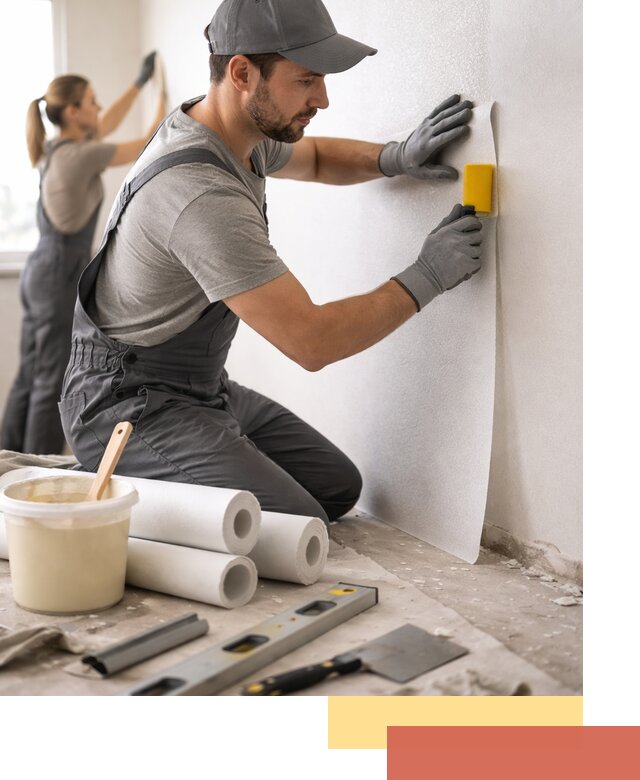 Поклейка стеклообоев профессионально в Дагестанских Огнях