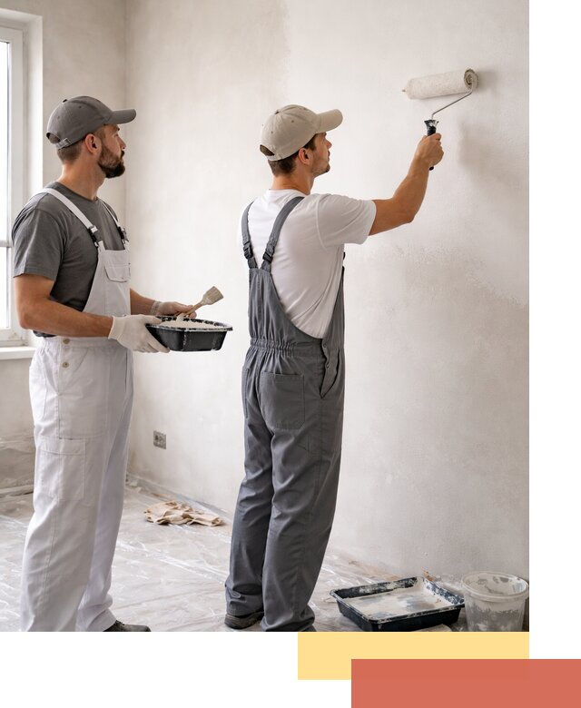 Покраска стен водоэмульсионной краской в Дагестанских Огнях