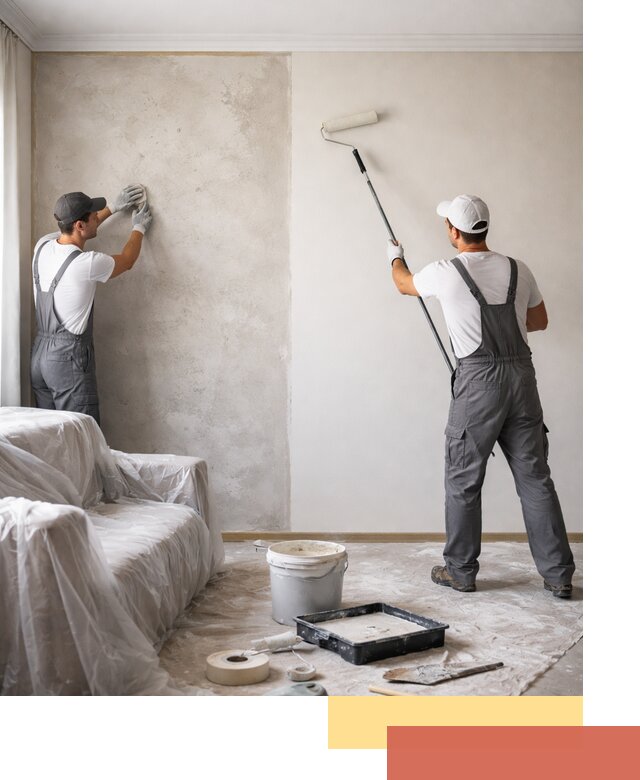 Покраска стен антивандальной краской в Дагестанских Огнях