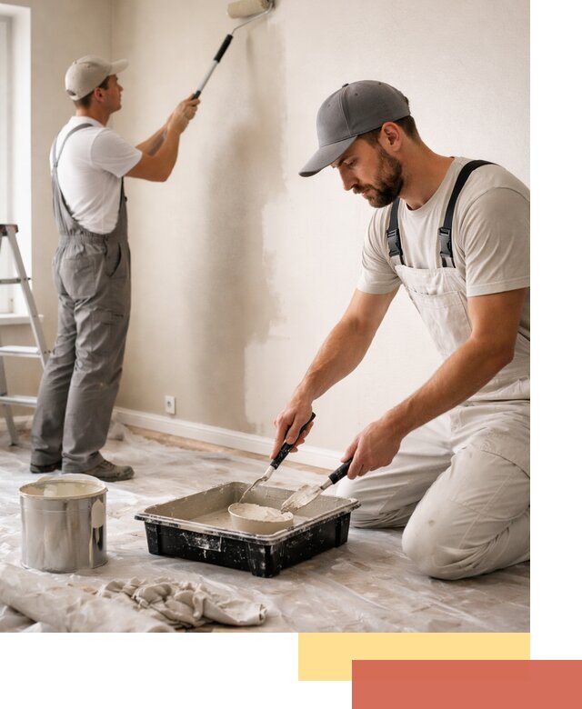 Покраска стен в квартире в Дагестанских Огнях — профессионально и аккуратно