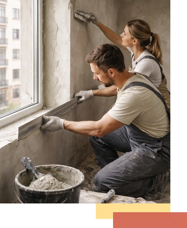 Штукатурка откосов дверей и окон профессионально в Дагестанских Огнях