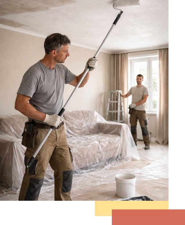 Грунтовка потолка в Дагестанских Огнях — подготовка под покраску и отделку