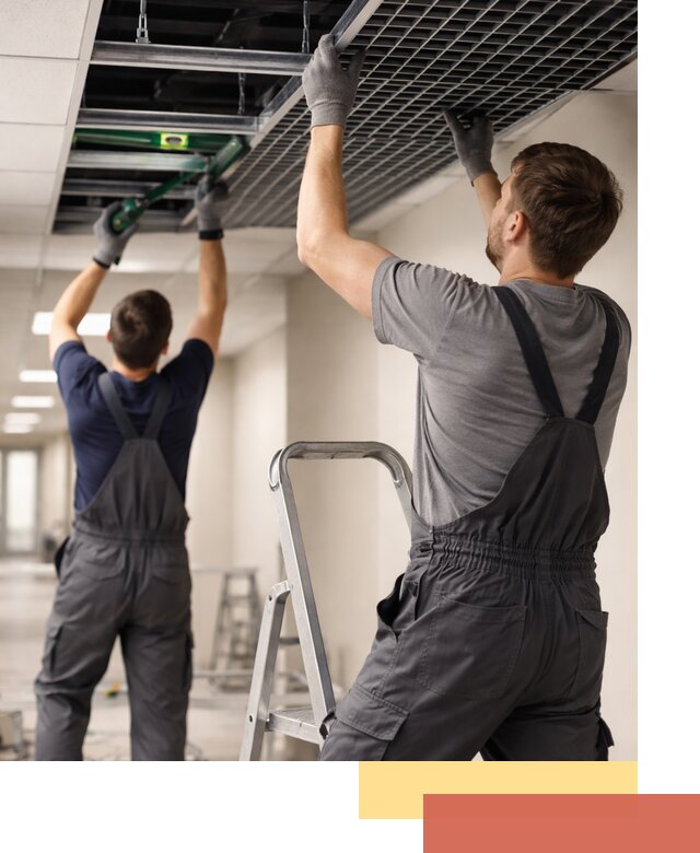 Монтаж потолка Грильято в Дагестанских Огнях: установка под ключ качественно