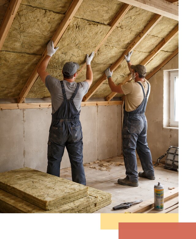 Утепление потолка минеральной ватой в Дагестанских Огнях